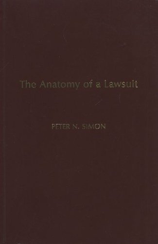 Imagen de archivo de Anatomy of a Lawsuit a la venta por Half Price Books Inc.