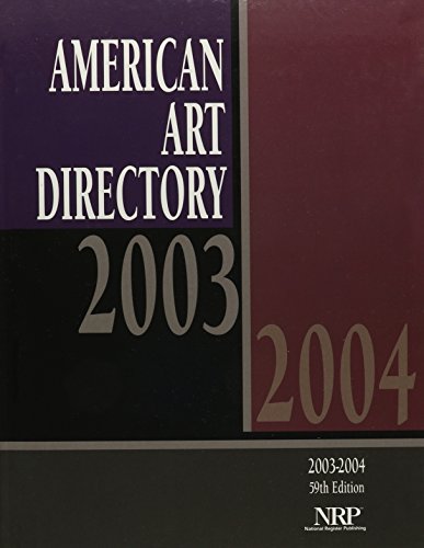 Stock image for American Art Directory 2003-2004 for sale by Sunny Day Books