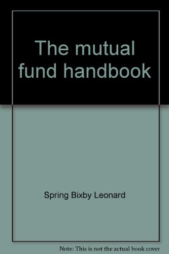 Imagen de archivo de The mutual fund handbook a la venta por Ergodebooks