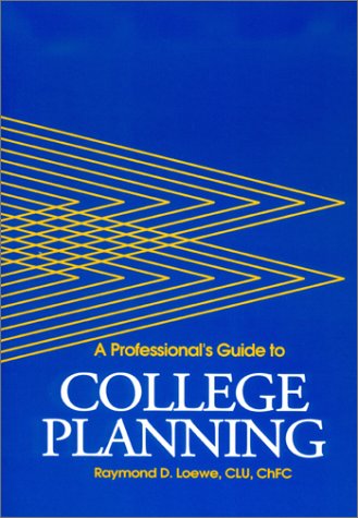 Imagen de archivo de A Professional's Guide to College Planning a la venta por BookHolders