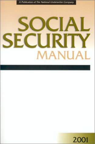 Stock image for Social Security Manual 2001 (Social Security Manual, 2001) for sale by Better World Books