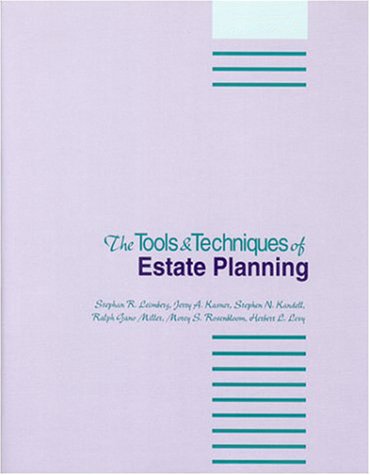 9780872182912: Tools and Techniques of Estate Planning (Tools & Techniques)
