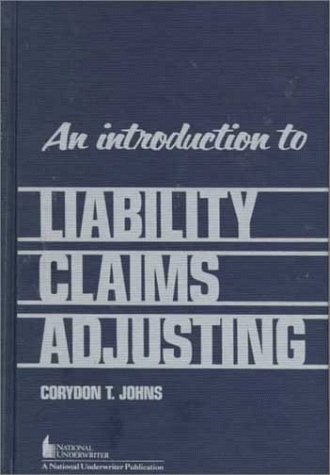 Stock image for Introduction to Liability Claims Adjusting for sale by Front Cover Books