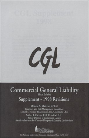 Commercial General Liability (9780872183704) by Thamann, David