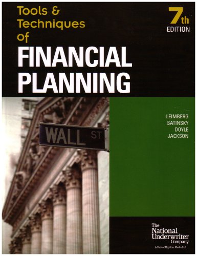 Imagen de archivo de Tools & Techniques of Financial Planning 7th edition a la venta por HPB-Red
