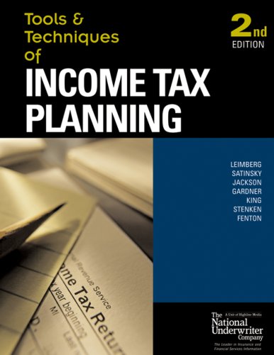 9780872186941: Tools & Techniques of Income Tax Planning