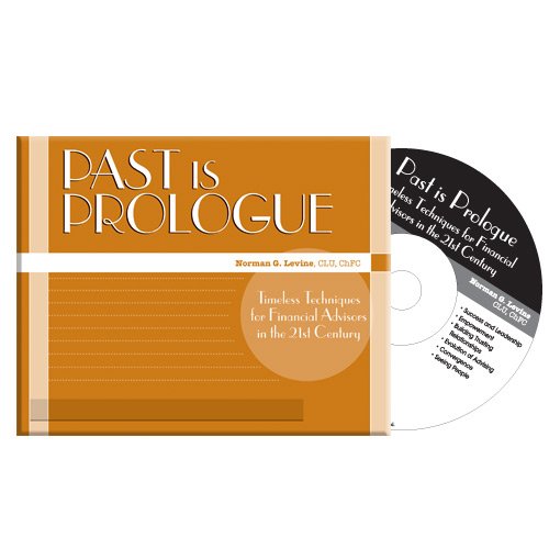 Past is Prologue Audio CDs (set of 8 CDs) (9780872189638) by Norman G. Levine; CLU; ChFC