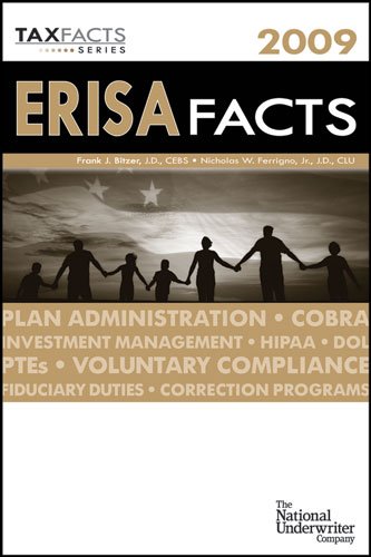 Tax Facts Series ERISA Facts 2009 (9780872189737) by Frank J. Bitzer; Nicholas W. Ferrigno; Jr.
