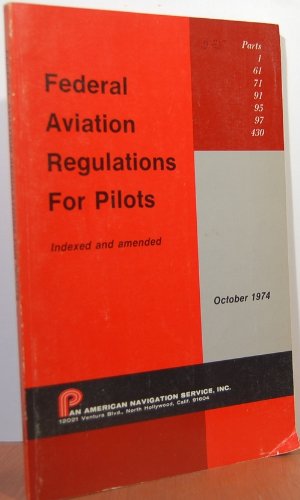 Stock image for Federal Aviation Regulations for Pilots, 1985 for sale by Wonder Book