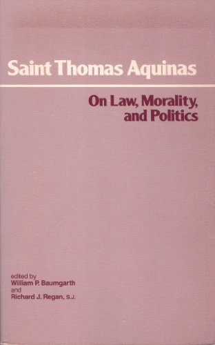 9780872200319: On Law, Morality and Politics