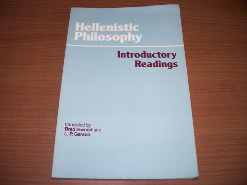 Imagen de archivo de Hellenistic Philosophy: Introductory Readings a la venta por Bookplate