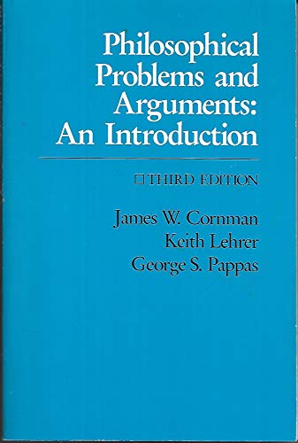 Imagen de archivo de Philosophical Problems and Arguments : An Introduction a la venta por Better World Books