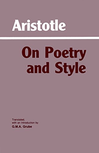 9780872200722: On Poetry and Style (Hackett Classics)