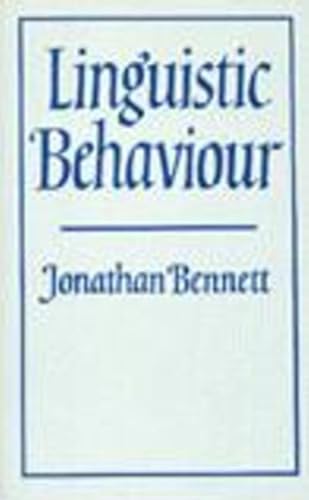 Beispielbild fr Linguistic Behaviour zum Verkauf von Books From California