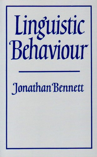 Imagen de archivo de Linguistic Behaviour a la venta por Books From California