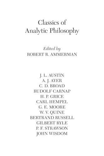 9780872201019: Classics of Analytic Philosophy (Hackett Classics)