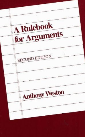 Imagen de archivo de A Rulebook for Arguments a la venta por WorldofBooks