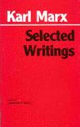 Imagen de archivo de Marx: Selected Writings (Hackett Classics) a la venta por -OnTimeBooks-