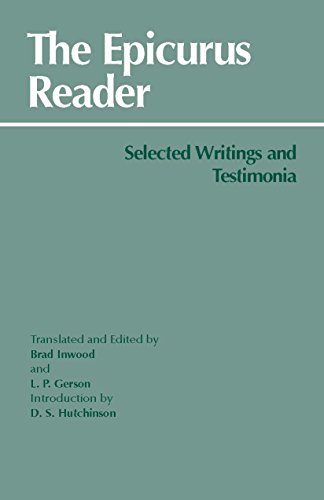 Imagen de archivo de The Epicurus Reader: Selected Writings and Testimonia (Hackett Classics) a la venta por Goodwill