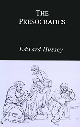 The Presocratics (9780872202764) by Hussey, Edward