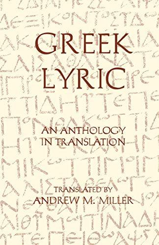 Imagen de archivo de Greek Lyric An Anthology in Tr a la venta por SecondSale