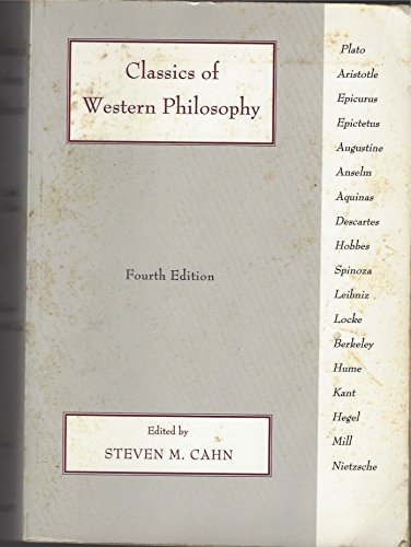 Imagen de archivo de Classics of Western Philosophy a la venta por Taos Books