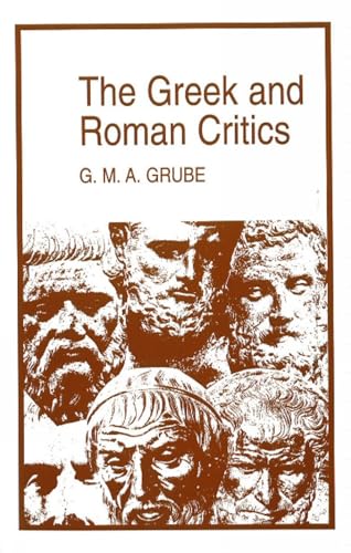 Beispielbild fr The Greek and Roman Critics zum Verkauf von Powell's Bookstores Chicago, ABAA