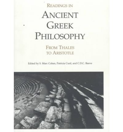 Stock image for Readings in Ancient Greek Philosophy: From Thales to Aristotle for sale by Books of the Smoky Mountains
