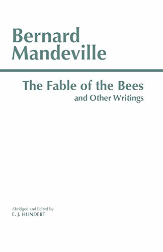 Imagen de archivo de The Fable of the Bees and Other Writings a la venta por ThriftBooks-Atlanta