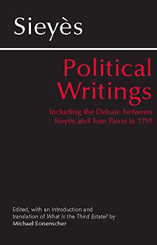 9780872204300: Political Writings: Including the Debate Between Sieyes and Tom Paine in 1791