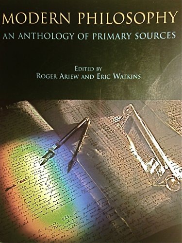 Stock image for Modern Philosophy: An Anthology of Primary Sources for sale by WorldofBooks