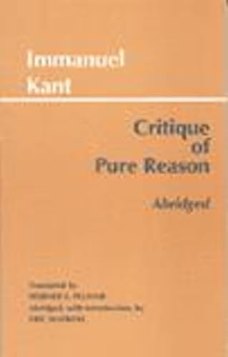 Stock image for Critique of Pure Reason, Abridged for sale by ThriftBooks-Dallas