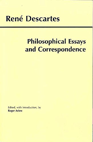 Stock image for Philosophical Essays and Correspondence (Descartes) (Hackett Publishing Co.) for sale by HPB-Red