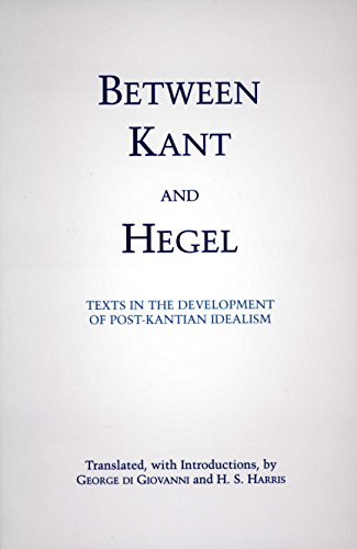 Stock image for Between Kant and Hegel for sale by 2Vbooks