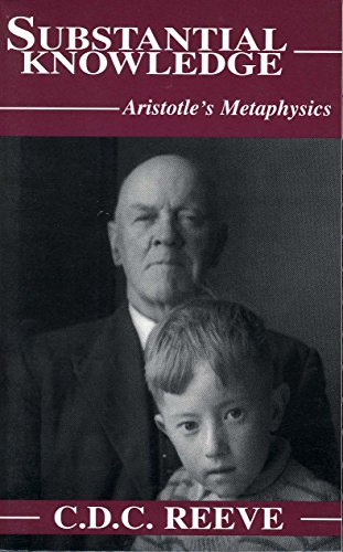 9780872205147: Substantial Knowledge: Aristotle's Metaphysics