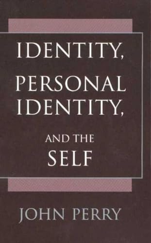 9780872205215: Identity, Personal Identity and the Self