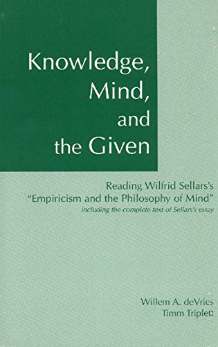 Beispielbild fr Knowledge, Mind, and the Given zum Verkauf von Blackwell's
