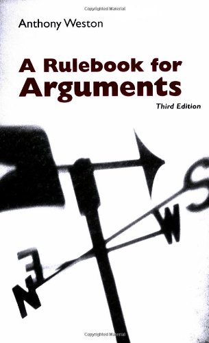 Stock image for A Rulebook for Arguments for sale by Jenson Books Inc