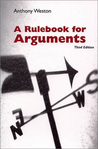 9780872205536: A Rulebook for Arguments