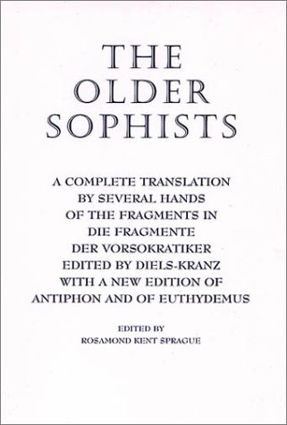 Imagen de archivo de Older Sophists a la venta por Montana Book Company