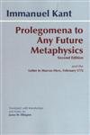 9780872205949: Prolegomena to Any Future Metaphysics: and the Letter to Marcus Herz, February 1772