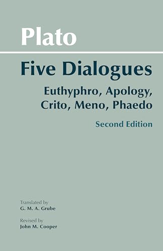 Stock image for Plato: Five Dialogues: Euthyphro, Apology, Crito, Meno, Phaedo (Hackett Classics) for sale by ICTBooks