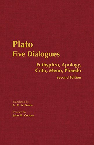 9780872206342: Plato Five Dialogues: Euthyphro, Apology, Crito, Meno, Phaedo