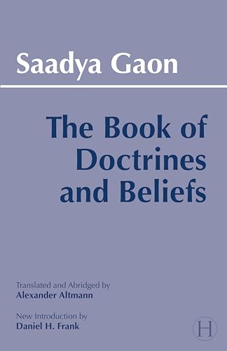 9780872206397: The Book of Doctrines and Beliefs (Hackett Classics)