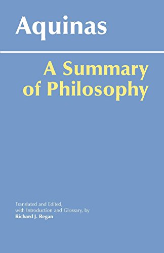 Beispielbild fr A Summary of Philosophy (Hackett Classics) zum Verkauf von Goodwill