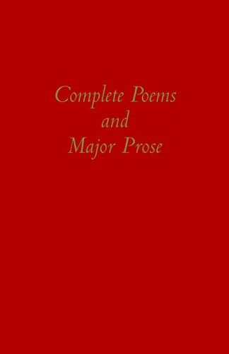 Imagen de archivo de The Complete Poems and Major Prose a la venta por ThriftBooks-Dallas