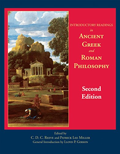 9780872208308: Introductory Readings in Ancient Greek and Roman Philosophy