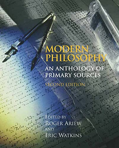 9780872209787: Modern Philosophy: An Anthology of Primary Sources