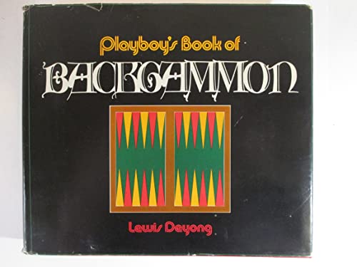 Stock image for Playboy's Book of Backgammon for sale by Save With Sam