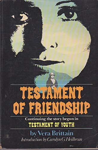 Stock image for Testament of friendship: The story of Winifred Holtby for sale by Wonder Book